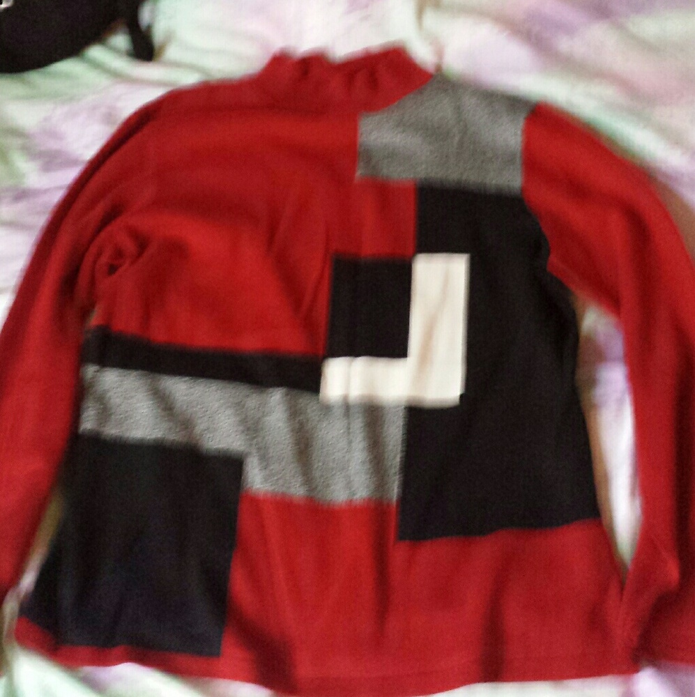 Artsy turtleneck